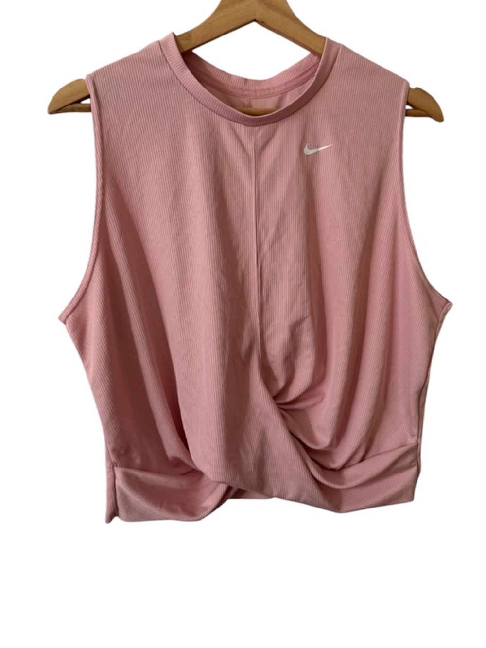 Nike Training Ribbed Twisted Crop Top